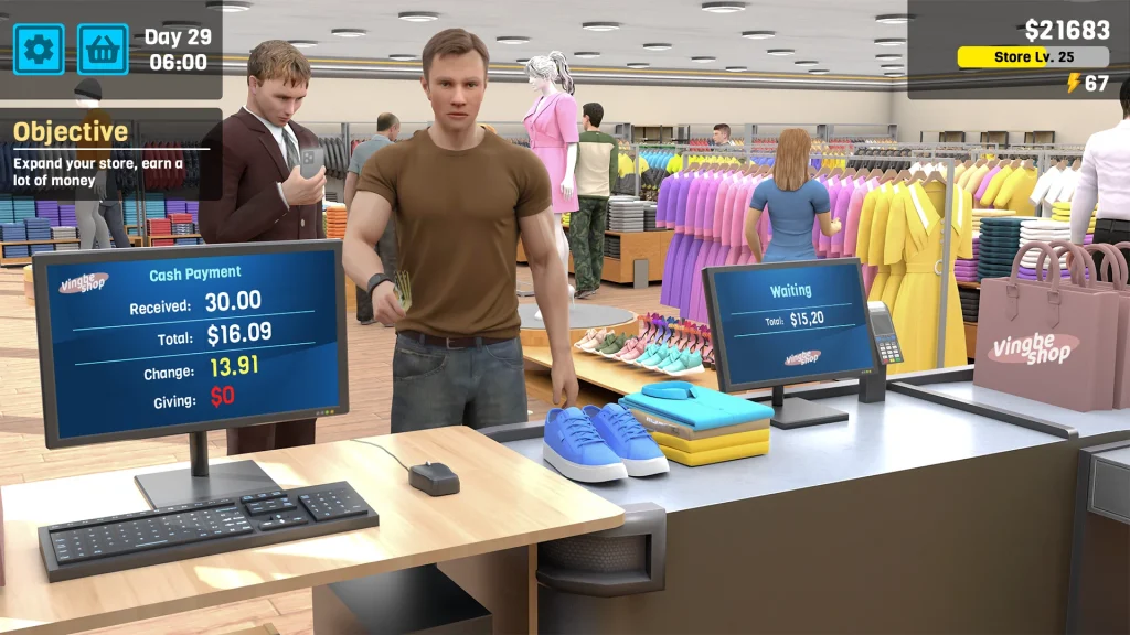 Clothing Store Simulator Mod APK (Unlimited Money) Unlocked